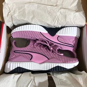Puma Defy Jr Kids Size 6.5C Girls Junior Orchid-White-Peacoat 191557-02